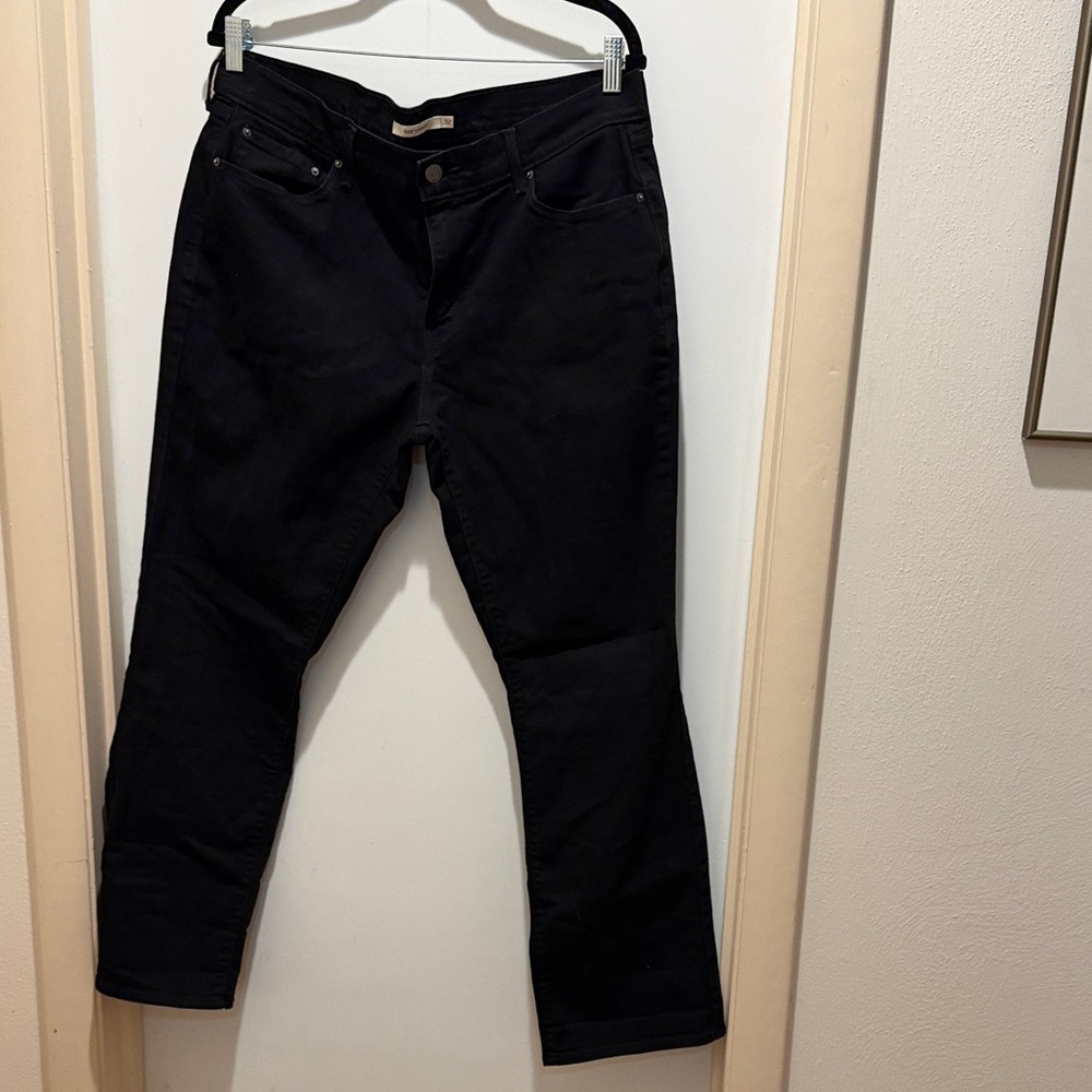 Levi’s 505 straight Black Denim Jeans